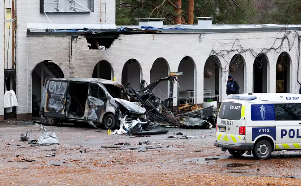 ფინეთში, სასტუმროს ტერიტორიაზე ფურგონი აფეთქდა, დაიღუპა ორი ადამიანი