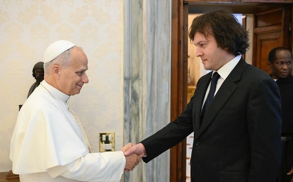 ირაკლი კობახიძე რომის პაპს შეხვდა