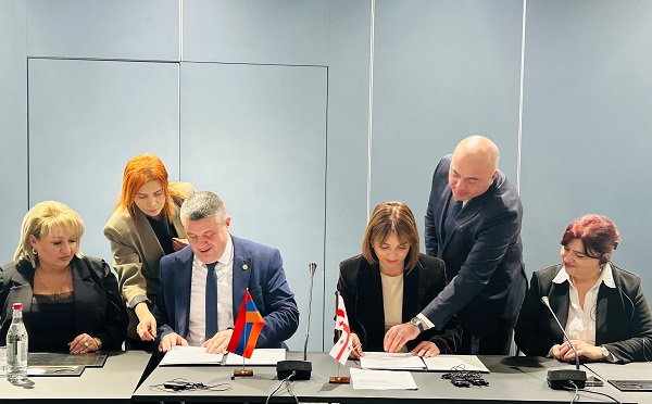 საქართველოს გარემოს დაცვის და სოფლის მეურნეობის სამინისტროს გარემოს ეროვნულ სააგენტოსა და სომხეთის რესპუბლიკის გარემოს დაცვის სამინისტროს ჰიდრომეტეოროლოგიისა და მონიტორინგის ცენტრს შორის ურთიერთგაგების მემორანდუმი გაფორმდა