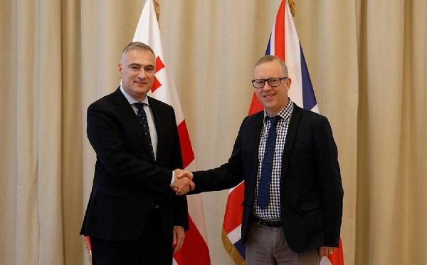 პაატა სალია დიდი ბრიტანეთის ელჩს შეხვდა