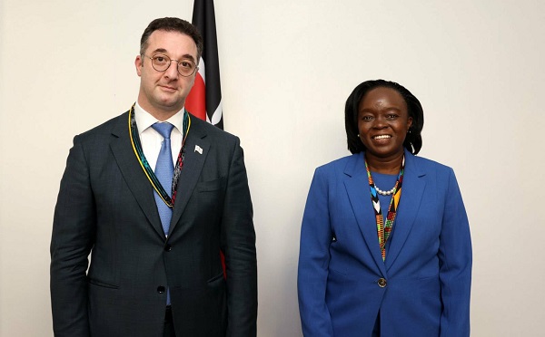 დავით სონღულაშვილი კენიის გარემოს დაცვის, კლიმატის ცვლილებისა და სატყეო მეურნეობის მინისტრ დებორა მლონგო ბარასას შეხვდა