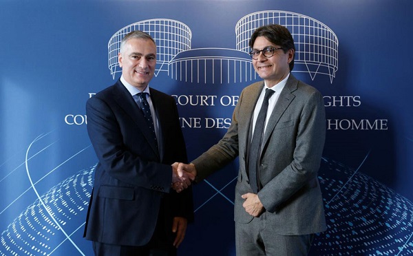 პაატა სალია ადამიანის უფლებათა ევროპული სასამართლოს თავმჯდომარეს შეხვდა