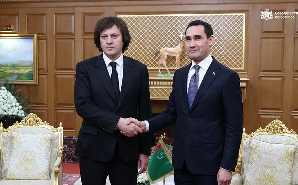 ირაკლი კობახიძე თურქმენეთის პრეზიდენტს შეხვდა