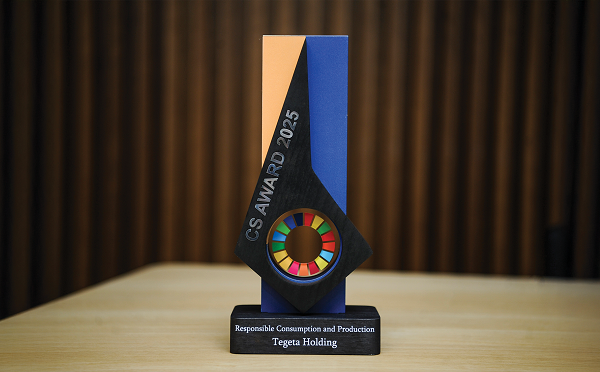 CS AWARD 2025 - „თეგეტა“ ნომინაციაში - „მდგრადი მოხმარება და წარმოება“ გამარჯვებულია