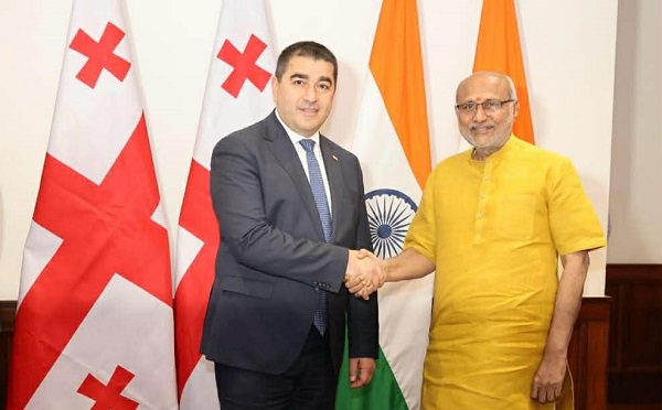 შალვა პაპუაშვილი ინდოეთის ვიცე-პრეზიდენტს, პარლამენტის ზედა პალატის თავმჯდომარეს შეხვდა