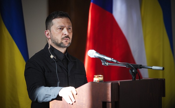 ვოლოდიმირ ზელენსკი ემანუელ მაკრონთან და კირ სტარმერთან ერთად სტივ უიტკოფს ესაუბრა