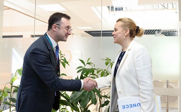 დავით სონღულაშვილი ნაირობიში, გაეროს ევროპის ეკონომიკური კომისიის (UNECE) აღმასრულებელ მდივანს, ტატიანა მოლჩეანს შეხვდა