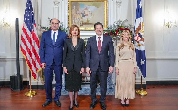 თამარ ტალიაშვილმა, მარკო რუბიოს მიწვევით, სახელმწიფო დეპარტამენტში შობის დღესასწაულის აღსანიშნავ ღონისძიებაში მიიღო მონაწილეობა - აშშ-ში საქართველოს საელჩო