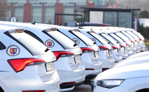 შინაგან საქმეთა სამინისტროს მომსახურების სააგენტოს ავტოპარკი „Skoda Scala“-ს მარკის ავტომობილებით განახლდა