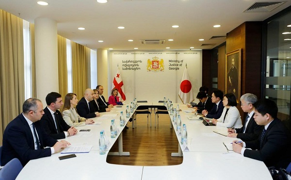 იუსტიციის მინისტრის მოადგილეებმა იაპონიის საპარლამენტო დელეგაციასთან თანამშრომლობის გაღრმავების პერსპექტივები განიხილეს