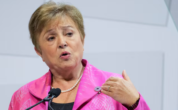 საერთაშორისო სავალუტო ფონდის ხელმძღვანელი კრისტალინა გეორგიევა კიევში ჩავიდა