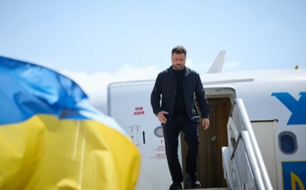 ვოლოდიმირ ზელენსკი დავოსში ჩავიდა, სადაც დონალდ ტრამპს შეხვდება