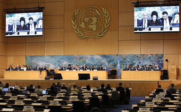 გიორგი შარაბიძემ საქართველოში ადამიანის უფლებების დაცვის მდგომარეობის შესახებ საქართველოს ეროვნული ანგარიშის განხილვაში მიიღო მონაწილეობა