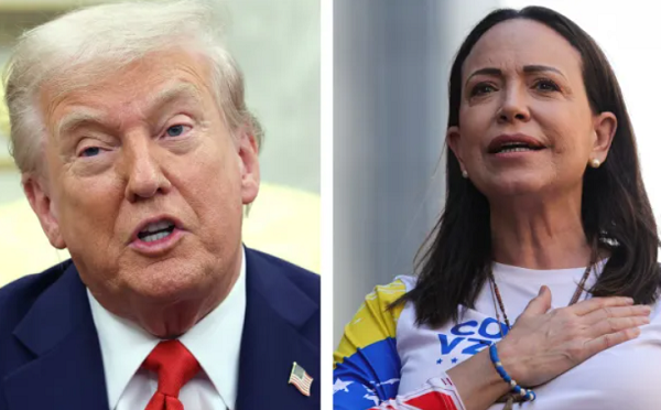 დონალდ ტრამპი ვენესუელის ოპოზიციის ლიდერს მარია კორინა მაჩადოს, თეთრ სახლში 15 იანვარს შეხვდება