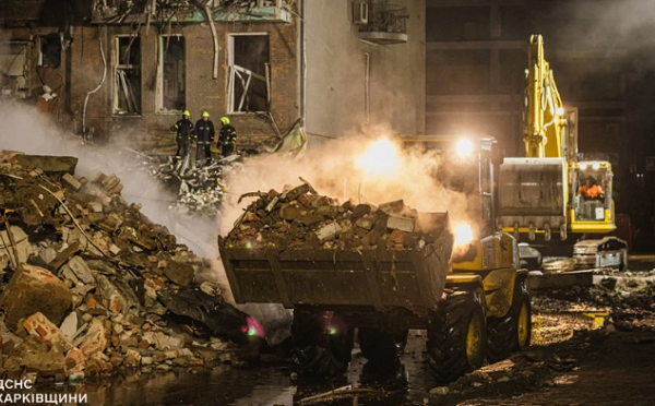 ხარკოვში რუსეთის დარტყმის შედეგად დაღუპულთა რაოდენობა 5-მდე გაიზარდა