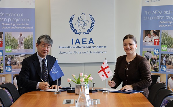 ატომური ენერგიის საერთაშორისო სააგენტოსა და საქართველოს შორის ხელი მოეწერა შეთანხმებას „ქვეყნის ჩარჩო პროგრამის“ ვადის 2028 წლამდე გახანგრძლივებასთან დაკავშირებით
