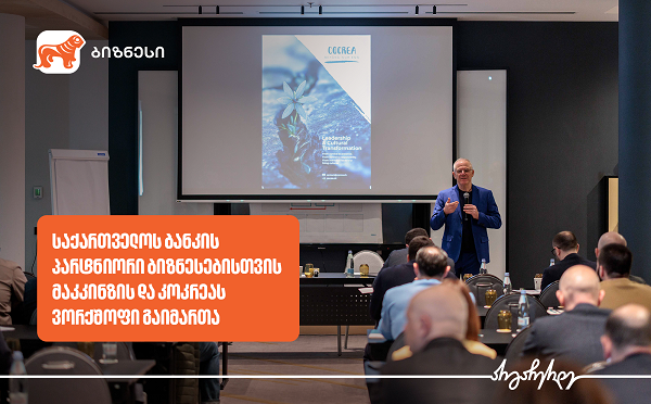 საქართველოს ბანკის ინიციატივით, ბიზნესებისთვის მაკკინზის და კოკრეას ვორქშოფები ჩატარდა