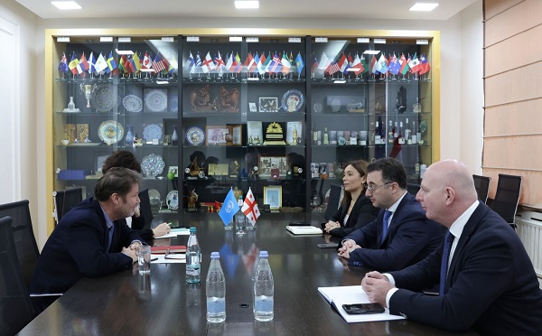 დავით სონღულაშვილი UNDP-ის მუდმივ წარმომადგენელს საქართველოში დაგლას უებს შეხვდა