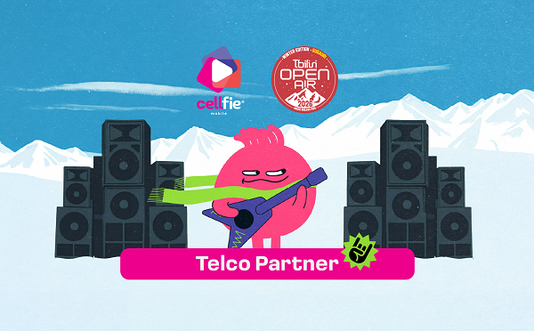 სელფი Tbilisi Open Air 2026: Winter Edition-ის ტელკო პარტნიორია