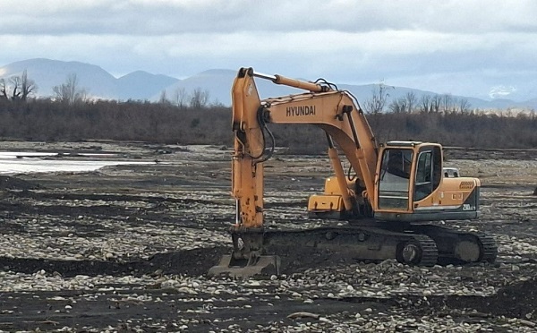 გურიაში, იმერეთსა და მცხეთა-მთიანეთში ქვიშა-ხრეშის უკანონო მოპოვების ფაქტები გამოვლინდა