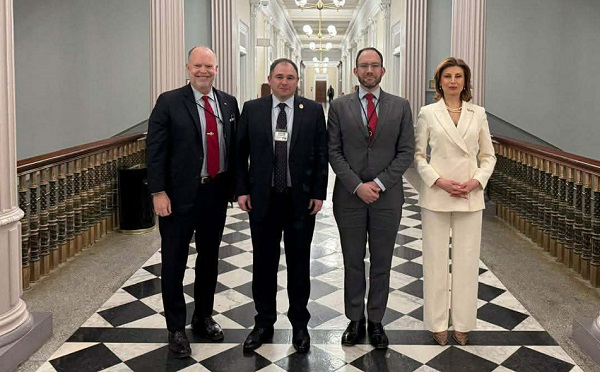 აშშ-ის უშიშროების საბჭოს მდივნის მოადგილესთან, ენდრიუ ბეიკერთან შეხვედრის მთავარი თემა იყო ქართულ-ამერიკული ურთიერთობების გამოსწორება, გაჯანსაღება და სტრატეგიული პარტნიორობის აღდგენა - ნიკოლოზ სამხარაძე