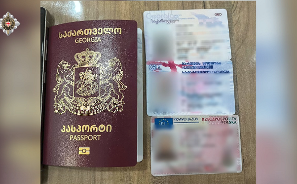სუს-მა საქართველოსა და უცხო ქვეყნების ყალბი პირადობის დამადასტურებელი და მართვის მოწმობების დამზადების ფაქტზე ერთი პირი დააკავა
