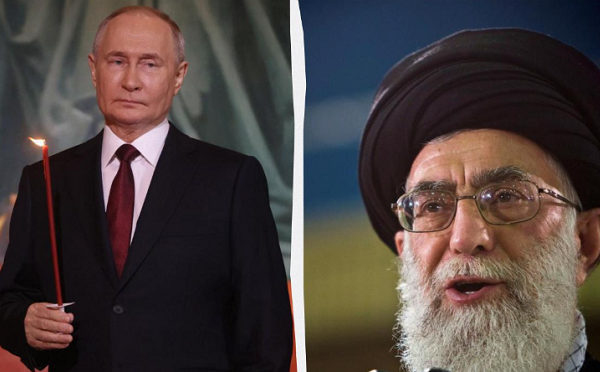 ცინიკური მკვლელობა - ვლადიმირ პუტინი ალი ხამენეის დაღუპვის გამო ირანს სამძიმარს უცხადებს