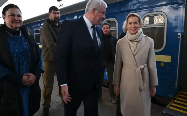 კაია კალასი კიევში ჩავიდა