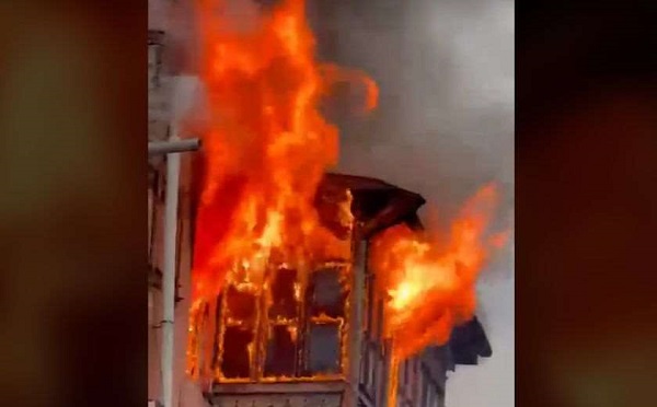 თბილისში, თუმანიანის ქუჩაზე ხანძარი იყო