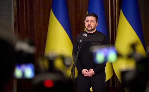 ვოლოდიმირ ზელენსკის განცხადებით, უკრაინის თავდაცვის ძალებმა რუსეთის ფართომასშტაბიანი შეტევა ჩაშალეს