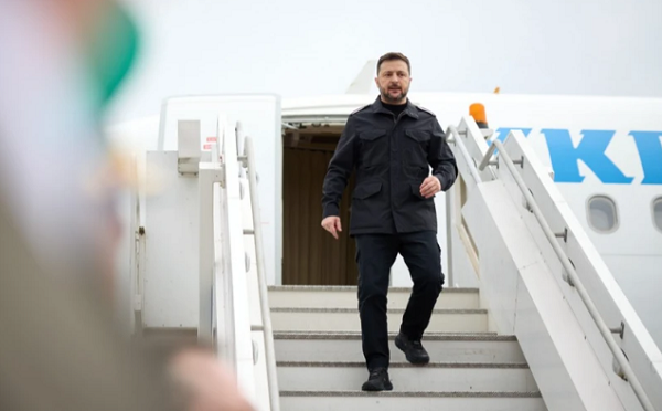 ვოლოდიმირ ზელენსკი ესპანეთში ჩავიდა