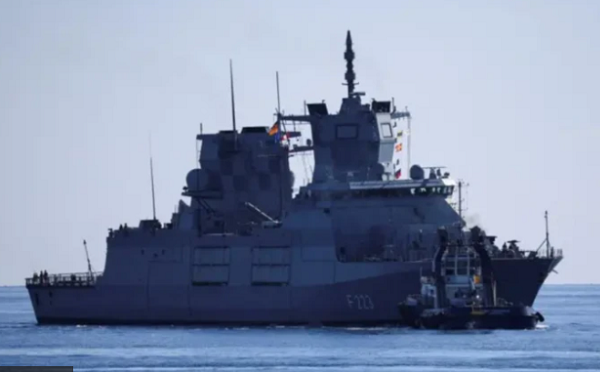 გერმანული ფრეგატი ლიმასოლის პორტში ჩავიდა - BBC