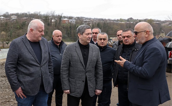 დიმი-როკითის სარწყავი სისტემის სათავე ნაგებობის რეაბილიტაცია მიმდინარეობს