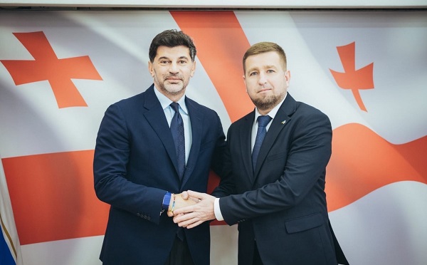 კახა კალაძე საქართველოში უკრაინის საქმეთა დროებით რწმუნებულს, დმიტრო ბერეჟნის შეხვდა