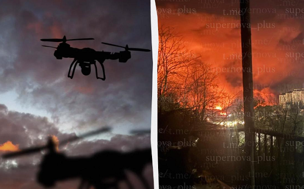 ტუაფსეში, რუსეთის ერთ-ერთი უდიდეს ნავთობგადამამუშავებელ ქარხანაზე დრონებით იერიში განხორციელდა