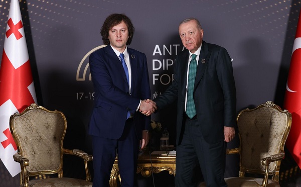 ირაკლი კობახიძე რეჯეფ თაიფ ერდოღანს შეხვდა