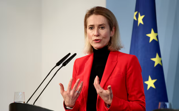 რუსეთის თავდასხმა უკრაინაზე და ახლო აღმოსავლეთში მიმდინარე ომი, წარმოადგენს საერთაშორისო სამართლის უხეშ დარღვევას და მეორე მსოფლიო ომის შემდეგ ჩამოყალიბებული საერთაშორისო წესრიგის რღვევის გამოვლინებას - კაია კალასი