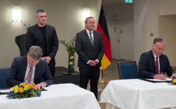 უკრაინამ და გერმანიამ 4 მილიარდი ევროს ღირებულების თავდაცვითი შეთანხმების პაკეტი გააფორმეს