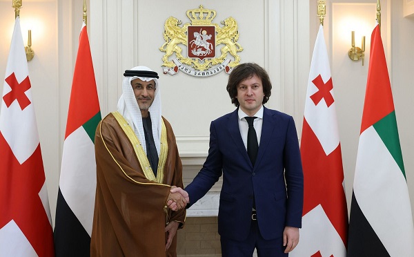 ირაკლი კობახიძე არაბთა გაერთიანებული საამიროების საგარეო საქმეთა სამინისტროს სახელმწიფო მინისტრს შეხვდა