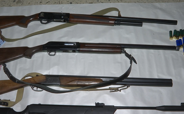 პოლიციამ თბილისსა და რეგიონებში უკანონო ცეცხლსასროლი იარაღი და საბრძოლო მასალა ამოიღო, დაკავებულია 14 პირი