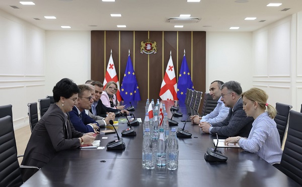 ლაშა დოლიძე საქართველოში პოლონეთის რესპუბლიკის ელჩის მოვალეობის შემსრულებელს და ბიზნესსექტორის წარმომადგენლებს შეხვდა