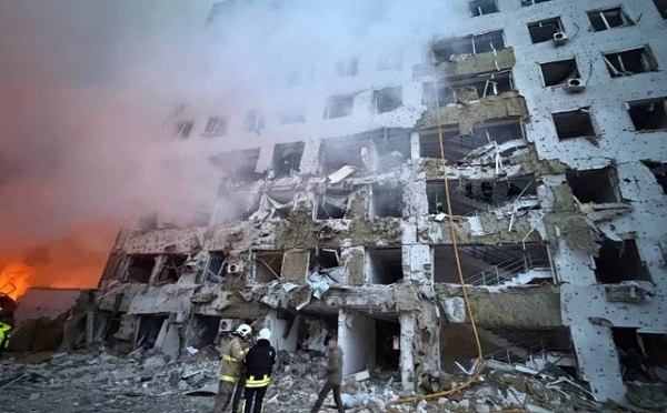 ოდესაში, რუსეთის თავდასხმის შედეგად, 9 ადამიანი დაიღუპა და 23 დაშავდა