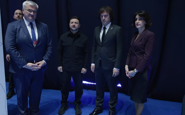 ირაკლი კობახიძე ვოლოდიმირ ზელენსკის შეხვდა