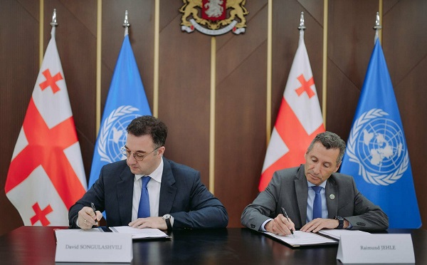 ხელი მოვაწერეთ ქვეყნის პროგრამულ ჩარჩო ხელშეკრულებას, რომელიც გააძლიერებს აგროსექტორისთვის გაეროს მხარდაჭერას - დავით სონღულაშვილი