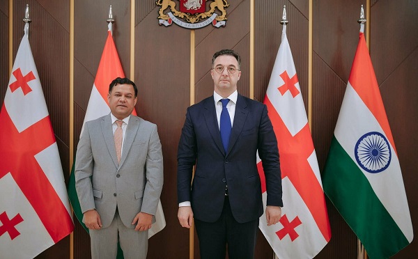 დავით სონღულაშვილი საქართველოში ინდოეთის რესპუბლიკის ელჩს ამიტ კუმარ მიშრას შეხვდა