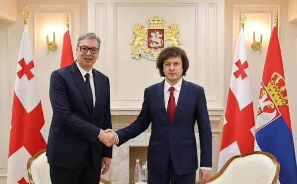 ჩემზე დიდი შთაბეჭდილება მოახდინა იმ სწრაფმა წინსვლამ და პროგრესმა, რომელსაც თქვენი ქვეყანა აღწევს - ალექსანდარ ვუჩიჩი ირაკლი კობახიძეს