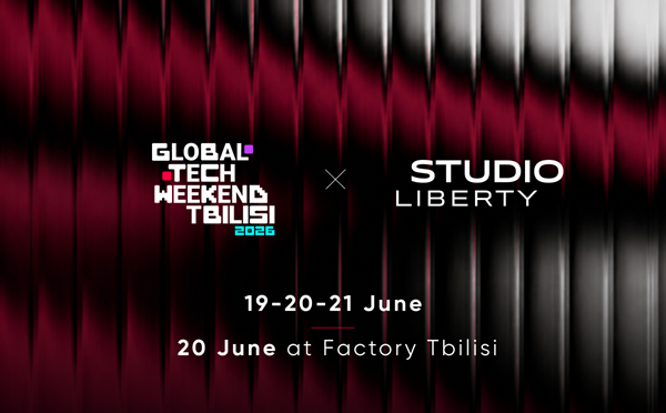 სტუდიო ლიბერთი Global Tech Weekend Tbilisi 2026-ის მთავარი პარტნიორია