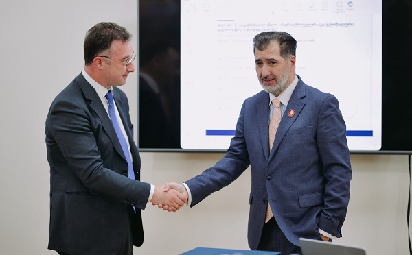 დავით სონღულაშვილი სომელიეთა საერთაშორისო გილდიის (ISG) პრეზიდენტს ჯოზეფ მილერს შეხვდა
