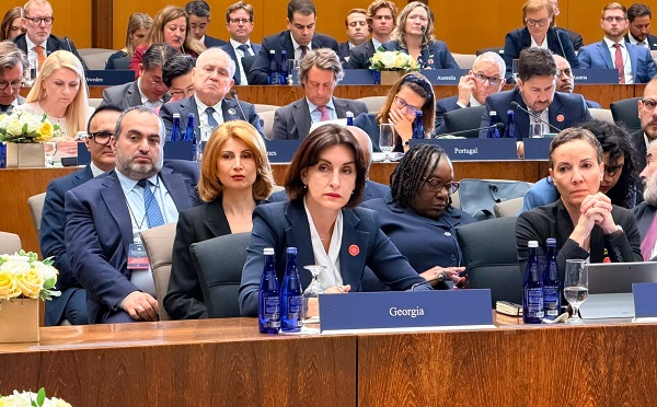 მაკა ბოჭორიშვილი ვაშინგტონში „პოლიტიკური ტერორიზმის ხელახალი გააქტიურების შესახებ“ მინისტერიალზე სიტყვით გამოვიდა