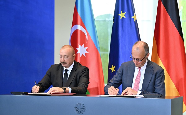 გერმანიასა და აზერბაიჯანს შორის სტრატეგიული პარტნიორობის შესახებ დეკლარაცია გაფორმდა